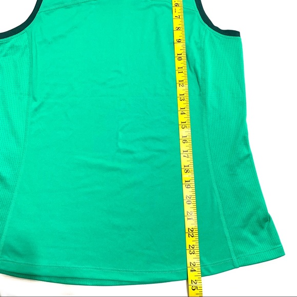 Nike Green Dri-Fit Sleeveless Running Tank Top Size Large - Picture 8 of 10